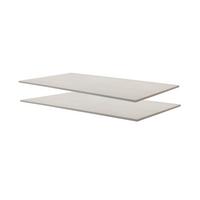 Einlegebodenset Lago in Grau - Grau (122,5/55,4/1,8cm) - Mömax