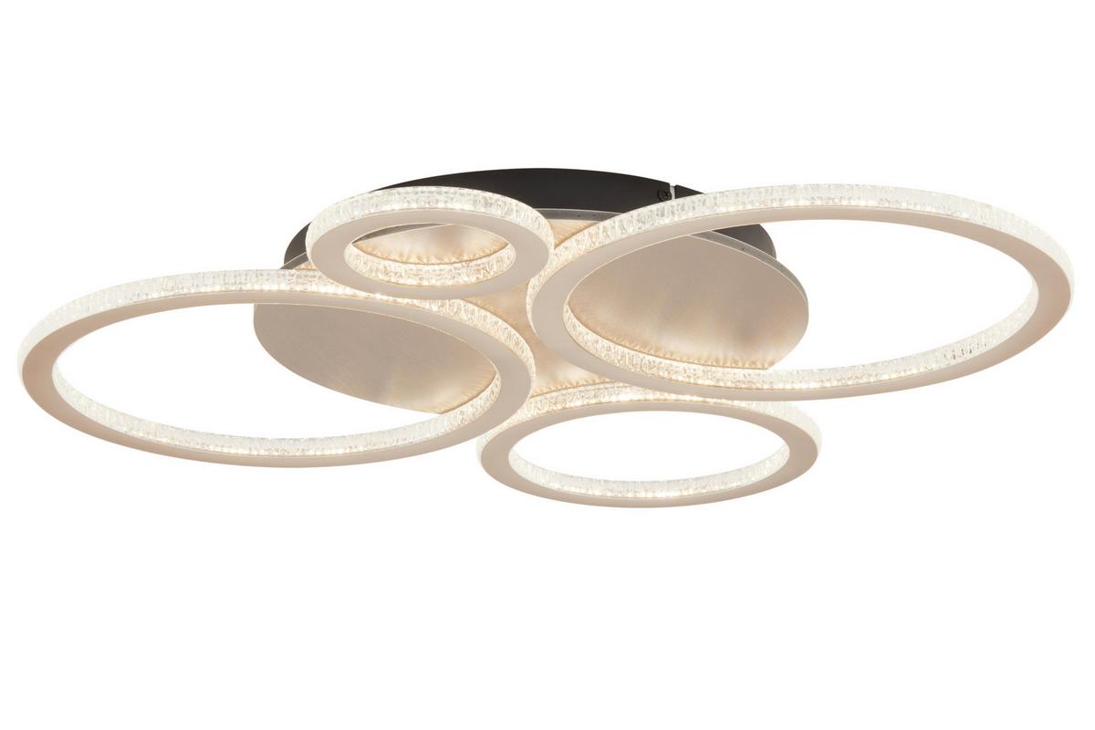 LED-Deckenleuchte NEU Champagnerfarben max. 40 Watt - Champagner, MODERN, Kunststoff/Metall (72/62/6cm)