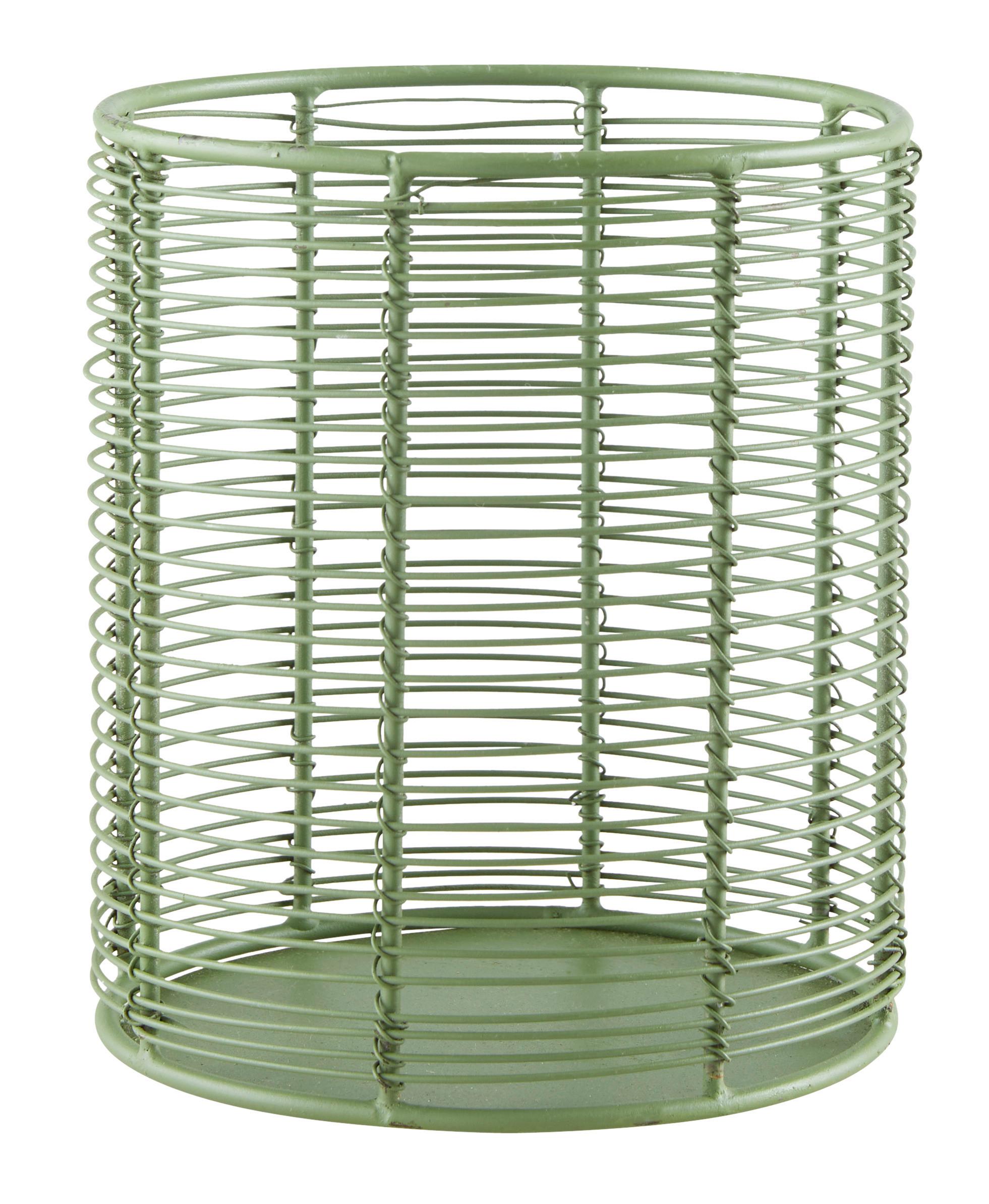 Mécsestartó Loft - zsályazöld, Basics, fém (13/15cm) - Modern Living
