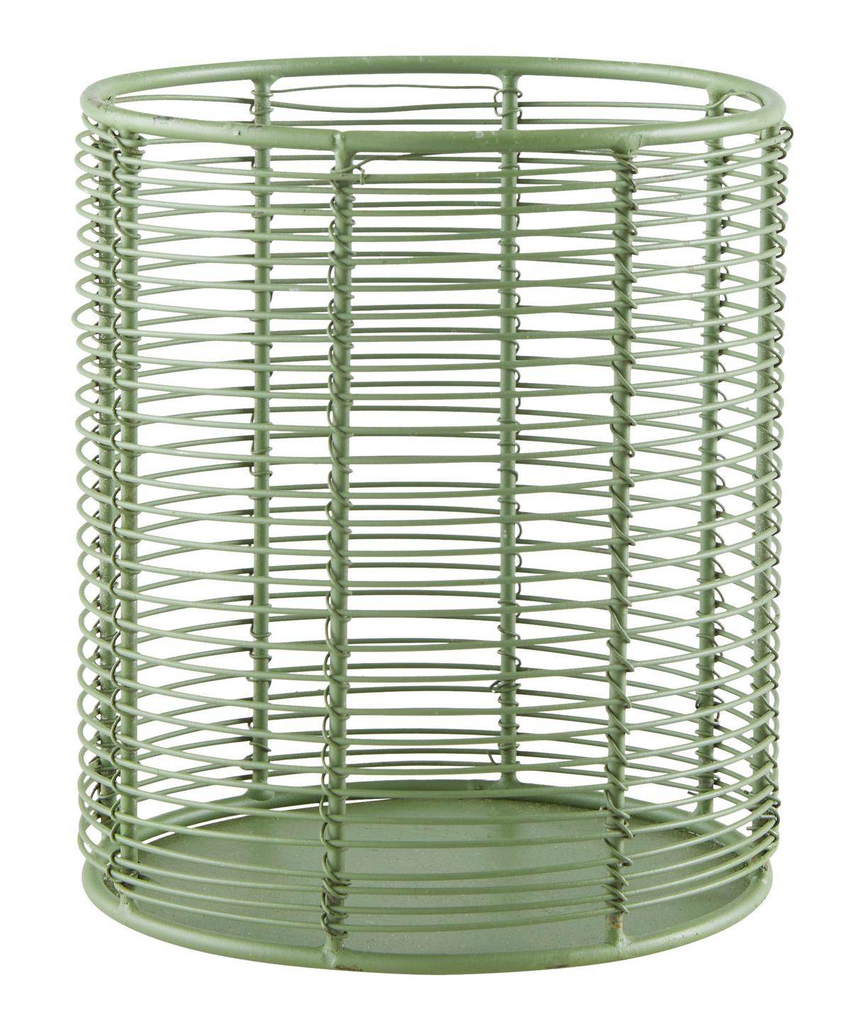 Mécsestartó Loft - zsályazöld, Basics, fém (13/15cm) - Modern Living