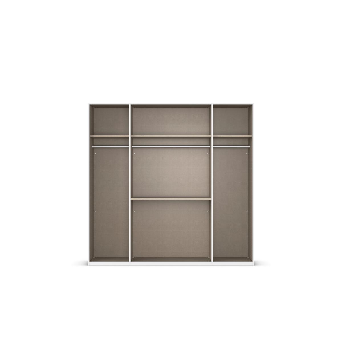 Omara S Klasičnimi Vrati Evelyn, Barva Hrasta - barve hrasta, Design, umetna masa/leseni material (201/197/60cm) - Novel