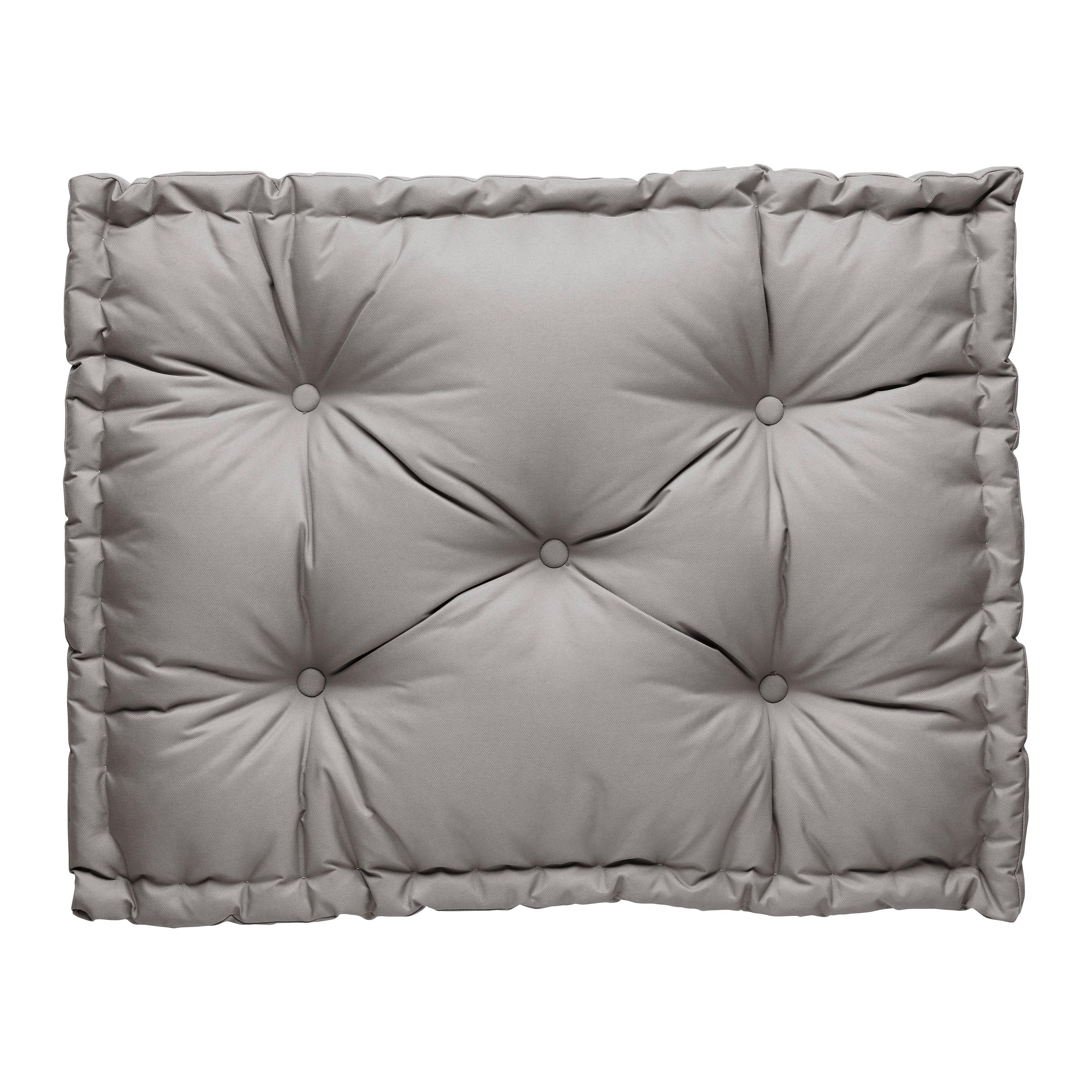 Palettenkissen Dodo Grau ca. 80x60cm - Grau, KONVENTIONELL, Textil (80/60/12cm) - Mömax