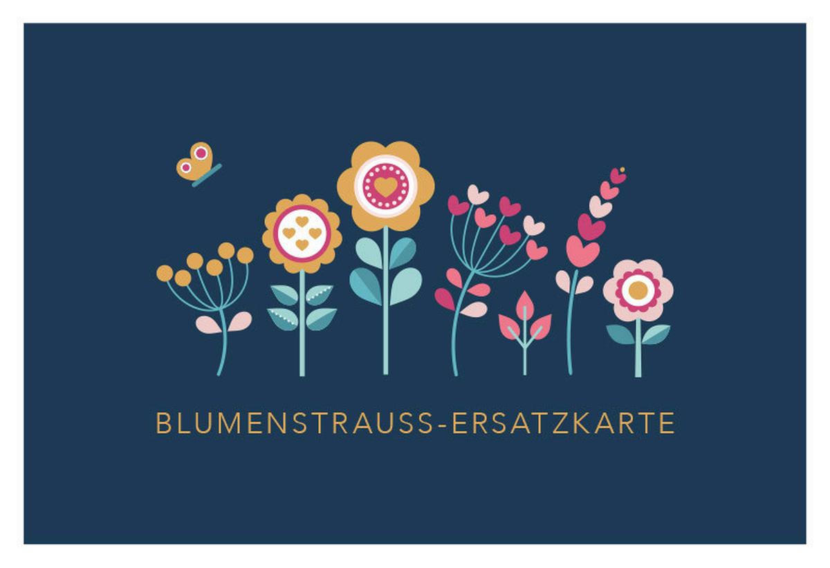 Glückwunschkarte Kupfergold aus Papier - Multicolor, Basics, Papier (24/17,5cm)