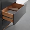 SIDEBOARD FOSCO - grå/ekfärgad, Modern, trä (100/80/40cm) - Bessagi Home