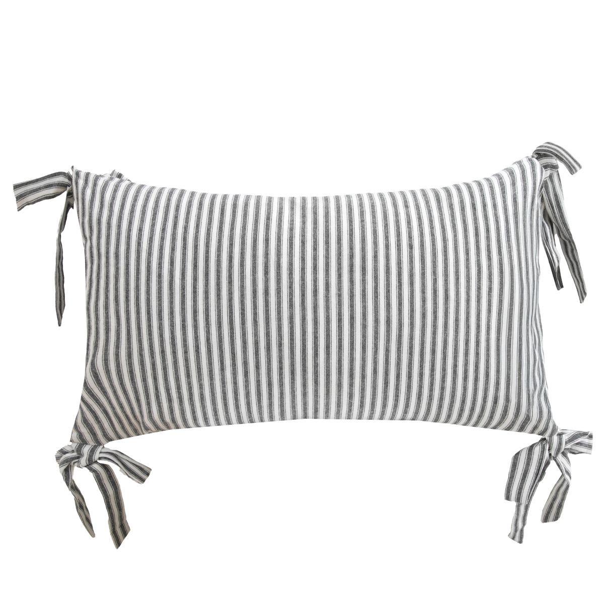 Pernă decorativă Amy, cca. 35x60cm - alb/gri, textil (35/60cm) - Mömax