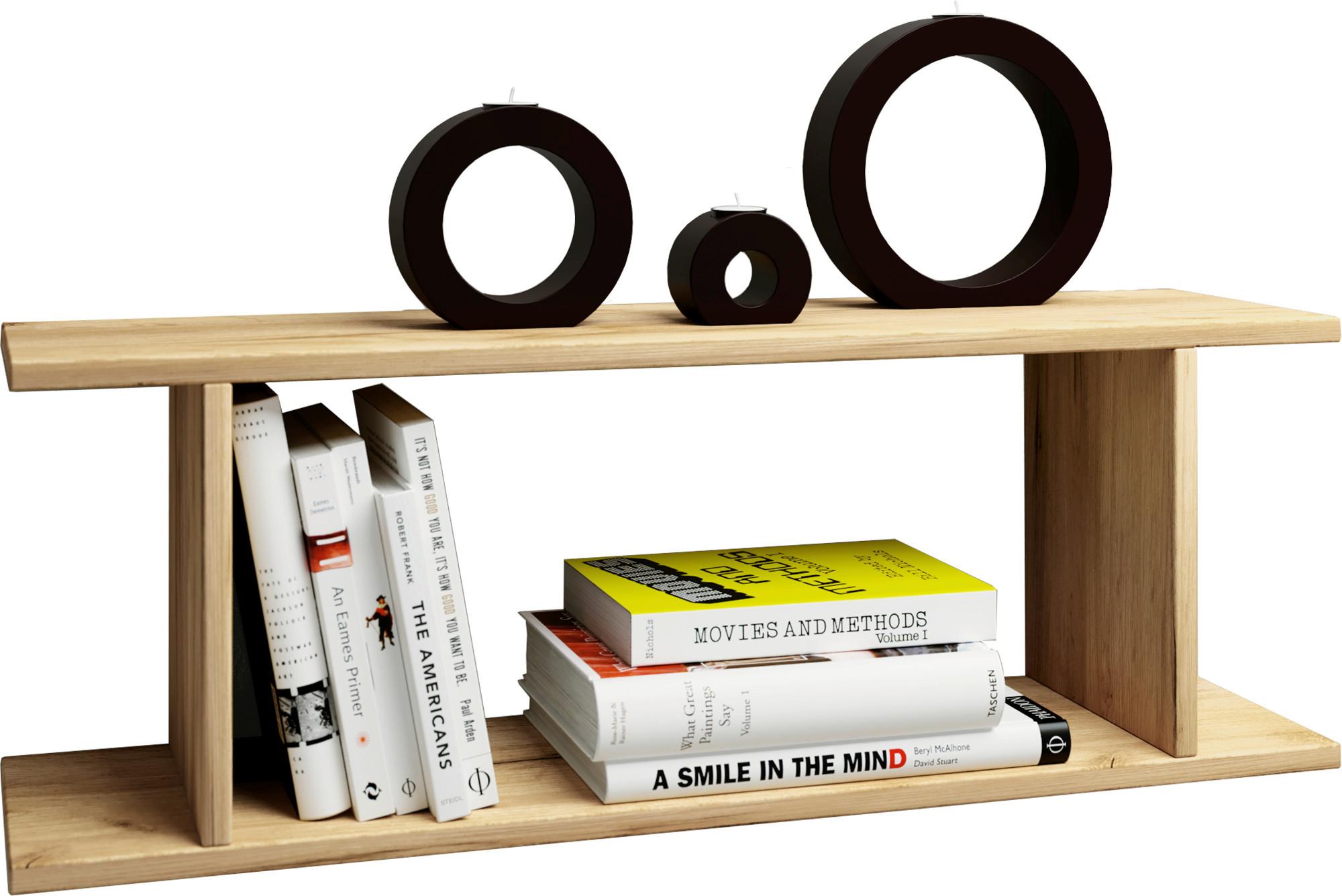 Wandregal Sirola ca. 80x28x20 cm Honig Eiche - Honigeiche, Design, Holzwerkstoff (80/28/19,7cm) - MID.YOU