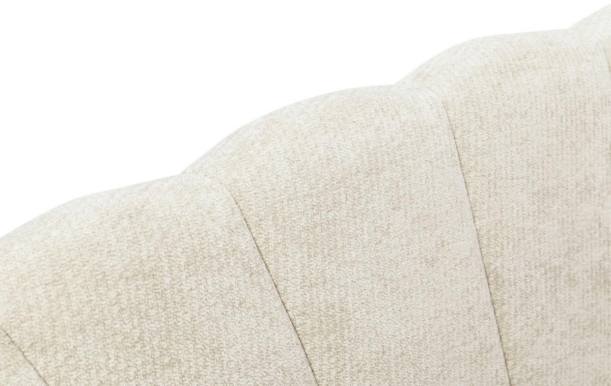 Oblazinjena Postelja Venus, Bež, 180x200cm - barve hrasta/bež, Design, kovina/umetna masa (191/121/215cm) - Livetastic