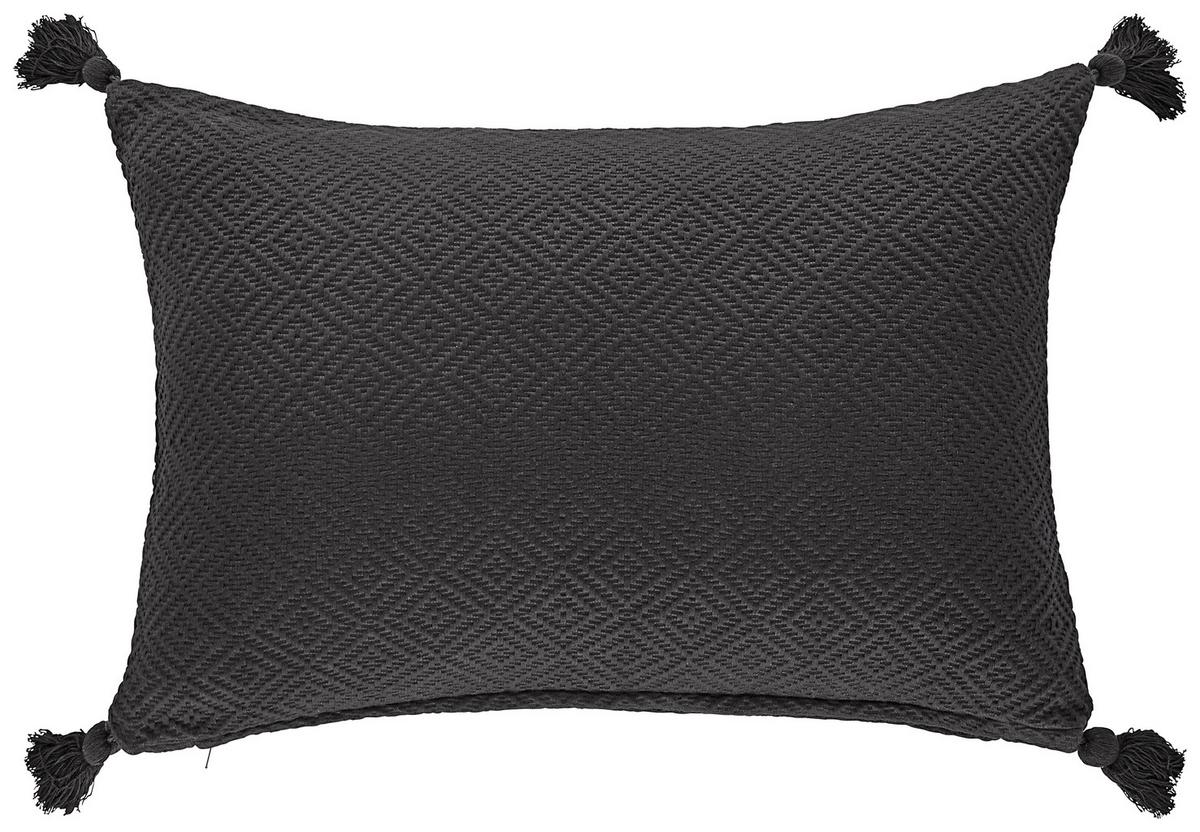 Pernă decorativă Frieda, cca. 40x60cm - negru, Lifestyle, textil (40/60cm) - Modern Living