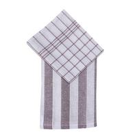 Set prosoape de vase 6/1 Ira - mov, Basics, textil (50/70cm)