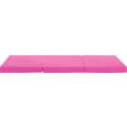 Faltmatratze in Pink, ca. 65x185cm - Pink, MODERN, Textil (185/65/8cm) - CARRYHOME