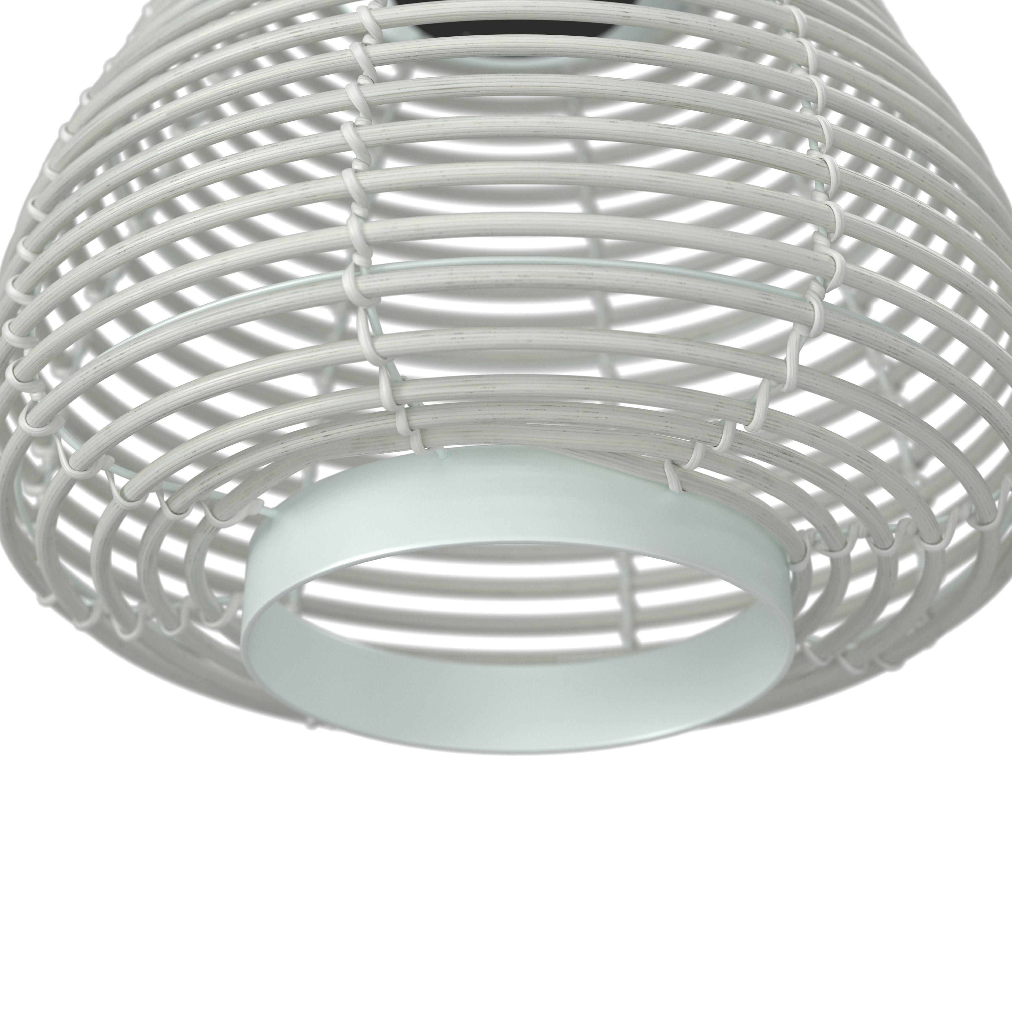 UTOMHUSLAMPA ANINA - vit, Modern, metall/plast (36/35/36cm) - Bessagi Garden