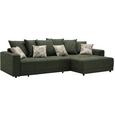 Sedežna Garnitura Summerfield - črna/zelena, Trendi, tekstil (285/183cm) - Mömax modern living Sedežna Garnitura Summerfield - črna/zelena, Trendi, tekstil (285/183cm) - Mömax modern living