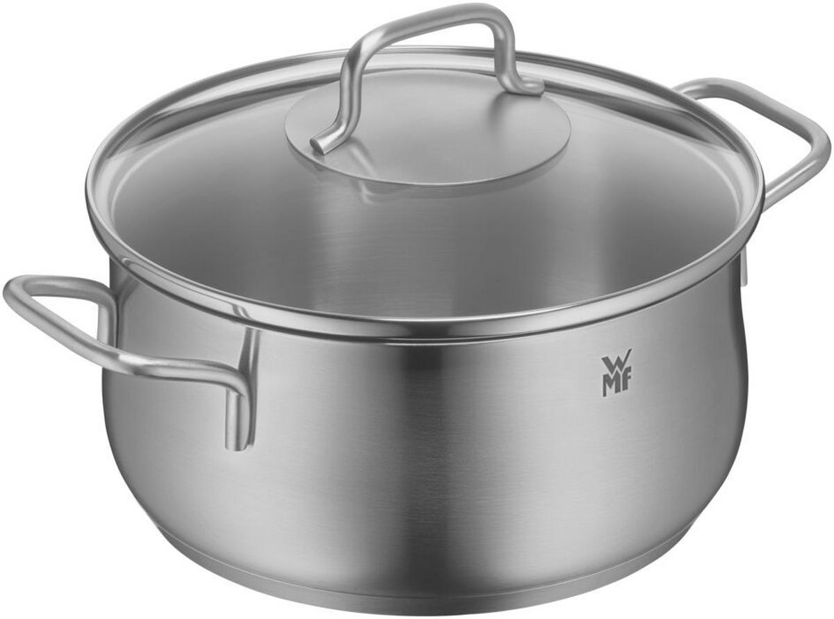 ZESTAW GARNKÓW 0739166030 WMF - kolor stalowy/przejrzysty, Basics, metal/szkło - WMF