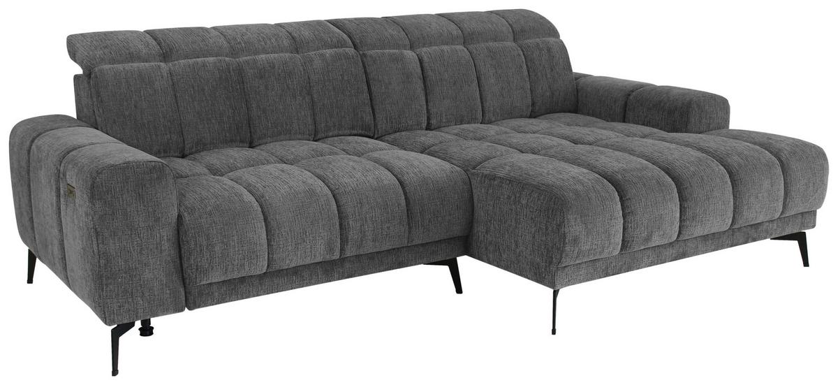 Coltar LAYA - galben muștar/antracit, Modern, textil (250/155cm) - Premium Living