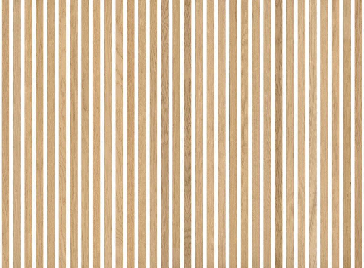 Akustikpaneel Eiche/ Hellbraun - Hellbraun, KONVENTIONELL, Holz (250/3.5/0.9cm) - Novel