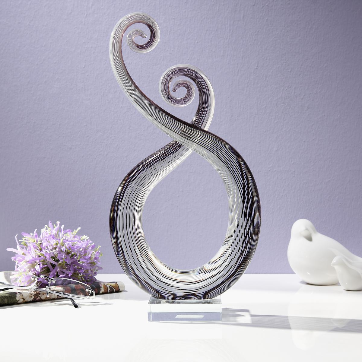 RZEŹBA NZS-74 - różnokolorowy, Basics, szkło (15/34/8cm) - Ambia Home