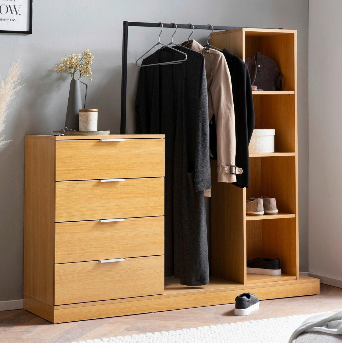 Predsoba Wl6.900 - barve hrasta, Design, leseni material (145/136/40cm) - Livetastic