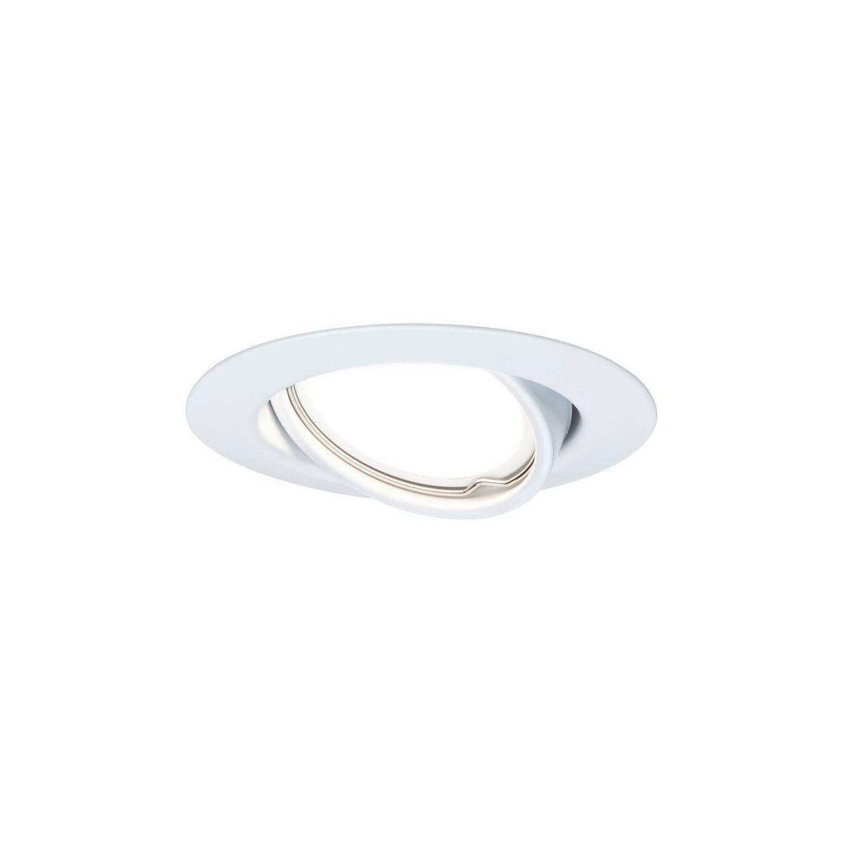 Deckenstrahleer EBL Base in Weiß max. 5 Watt - Weiß, Design, Metall (9cm) - Paulmann