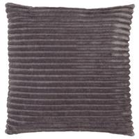 Zierkissen Cordi in Grau ca. 45x45cm - Grau, KONVENTIONELL, Textil (45/45cm) - Modern Living