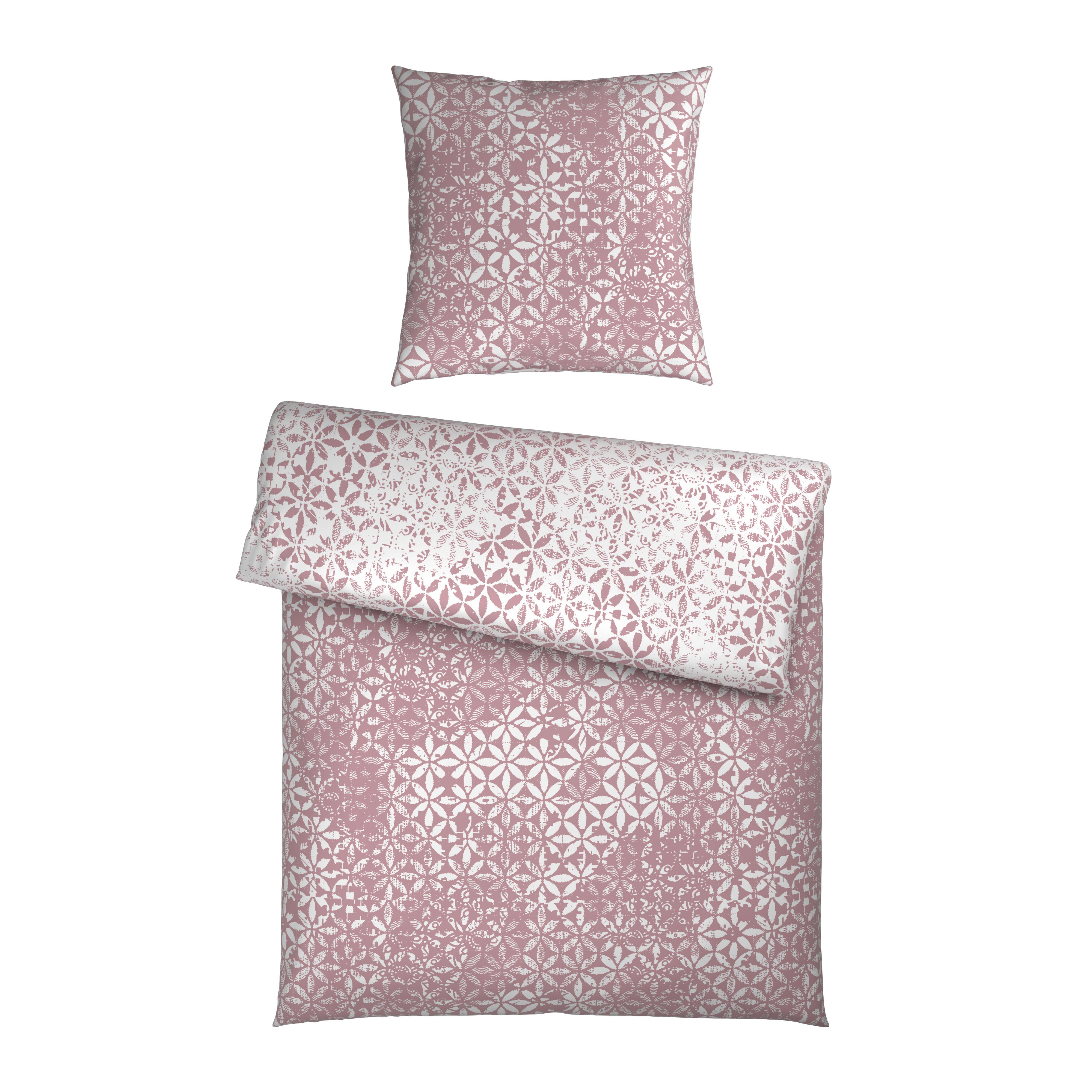 Bettwäsche Daniela Violett ca. 135x200cm - Violett, KONVENTIONELL, Textil (135/200cm) - Mömax