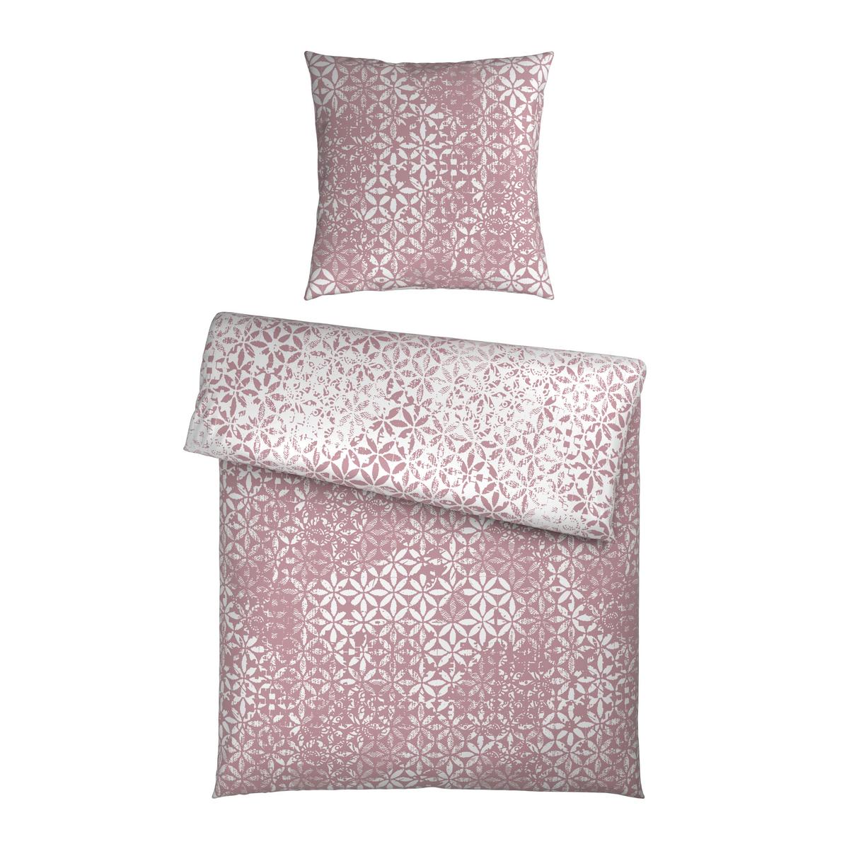 Bettwäsche Daniela Violett ca. 135x200cm - Violett, KONVENTIONELL, Textil (135/200cm) - Mömax