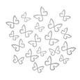 Stenska Dekoracija Butterfly - bela, Romantika, umetna masa (39,37/22,86/7,62cm) - Mömax modern living