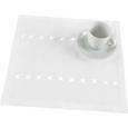 Tischset Mona 40x40cm - Weiß, ROMANTIK / LANDHAUS, Textil (40/40cm) - MÖMAX modern living