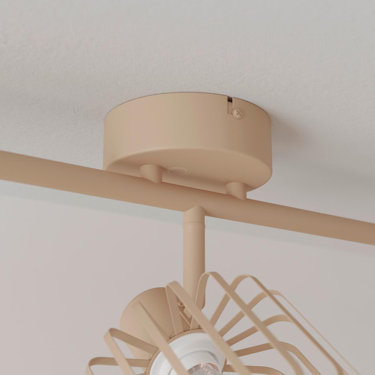 LAMPA REFLEKTOROWA COVENTRY *SBN* - szary, Konventionell, metal (64/12/22cm) - Novel