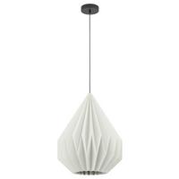 LAMPA WISZĄCA 43933 MINTING - czarny/biały, Basics, metal/papier (45/110cm) - Eglo