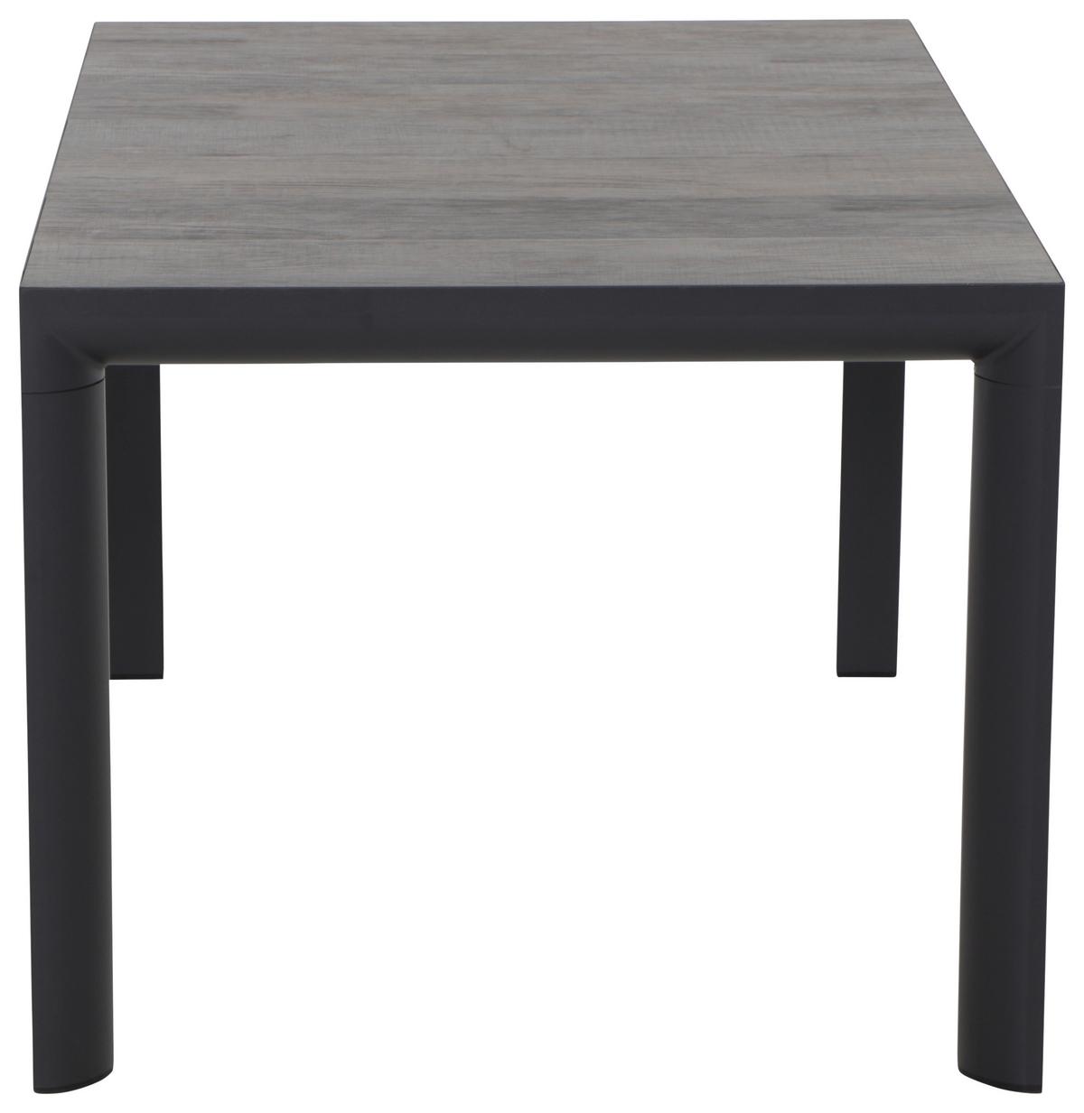 Loungegarnitur 7-tlg Velia, Metall/Textil/Keramik - Anthrazit/Schwarz, KONVENTIONELL, Keramik/Textil - Siena Garden