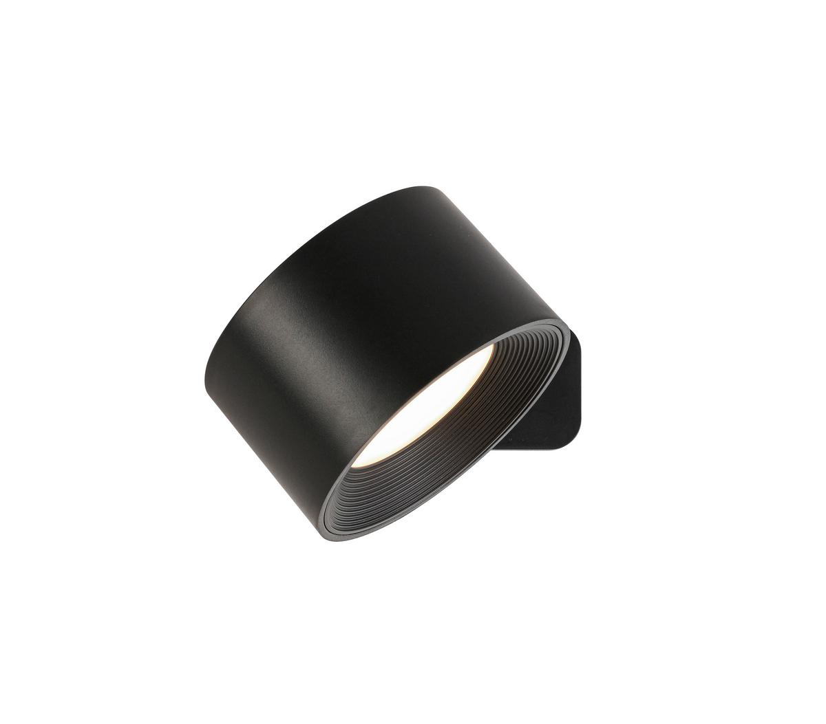 KINKIET AKUMULATOROWY SPOT *SBN* - czarny, Basics, tworzywo sztuczne/metal (9,2/8/4,5cm) - Novel