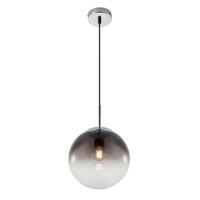 Hängeleuchte Varus Chromfarben max. 60 Watt - Basics, Glas/Metall (20/120cm) - Globo