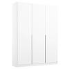DULAP USI ROTATIVE ALABAMA - alb, Modern, material pe bază de lemn (136/229/54cm) - Modern Living