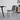 Stuhl "Ivie", Lederlook, grau, Gepolstert - Schwarz/Grau, MODERN, Holz/Textil (43/86/62cm) - Bessagi Home