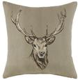 Zierkissen Witti ca. 45x45cm - Hellbraun, MODERN, Textil (45/45cm) - Mömax modern living