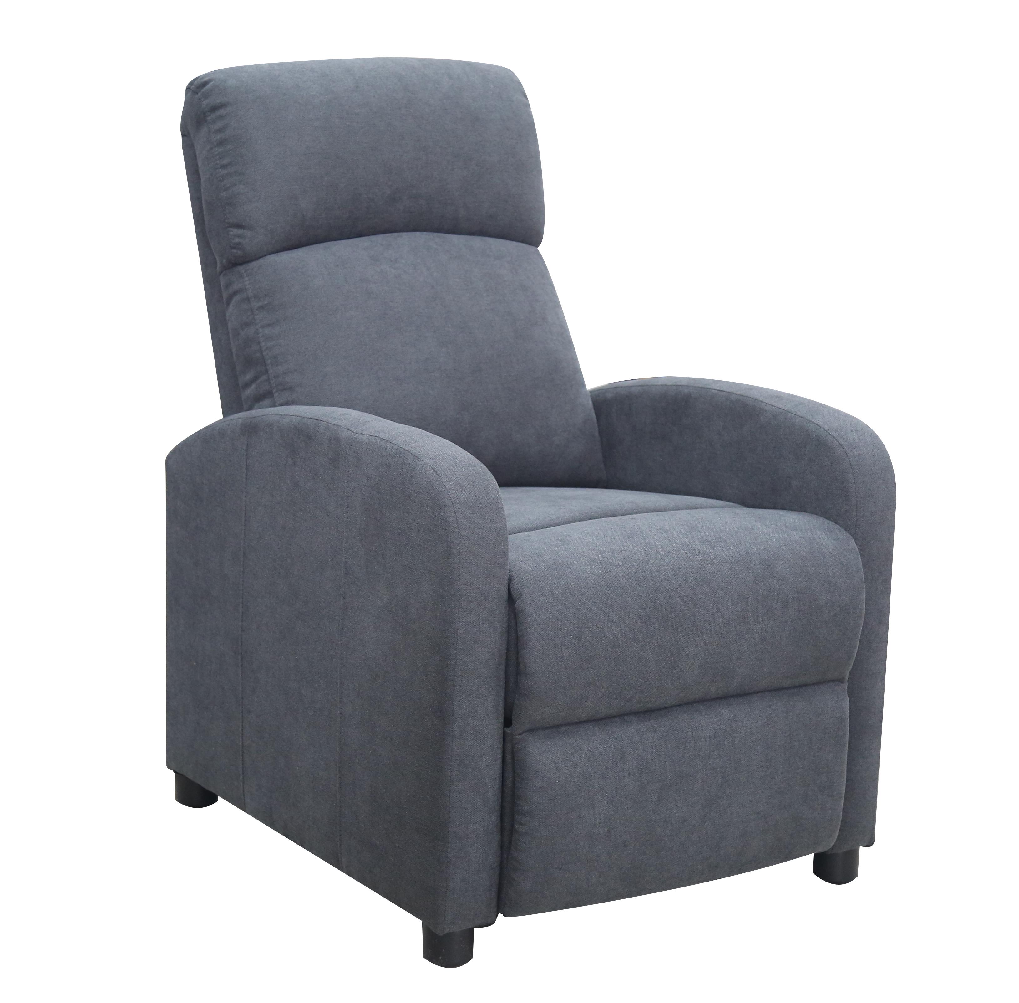 Relaxsessel in Grau mit Relaxfunktion - Grau, Modern, Textil (65/101/91cm) - Modern Living