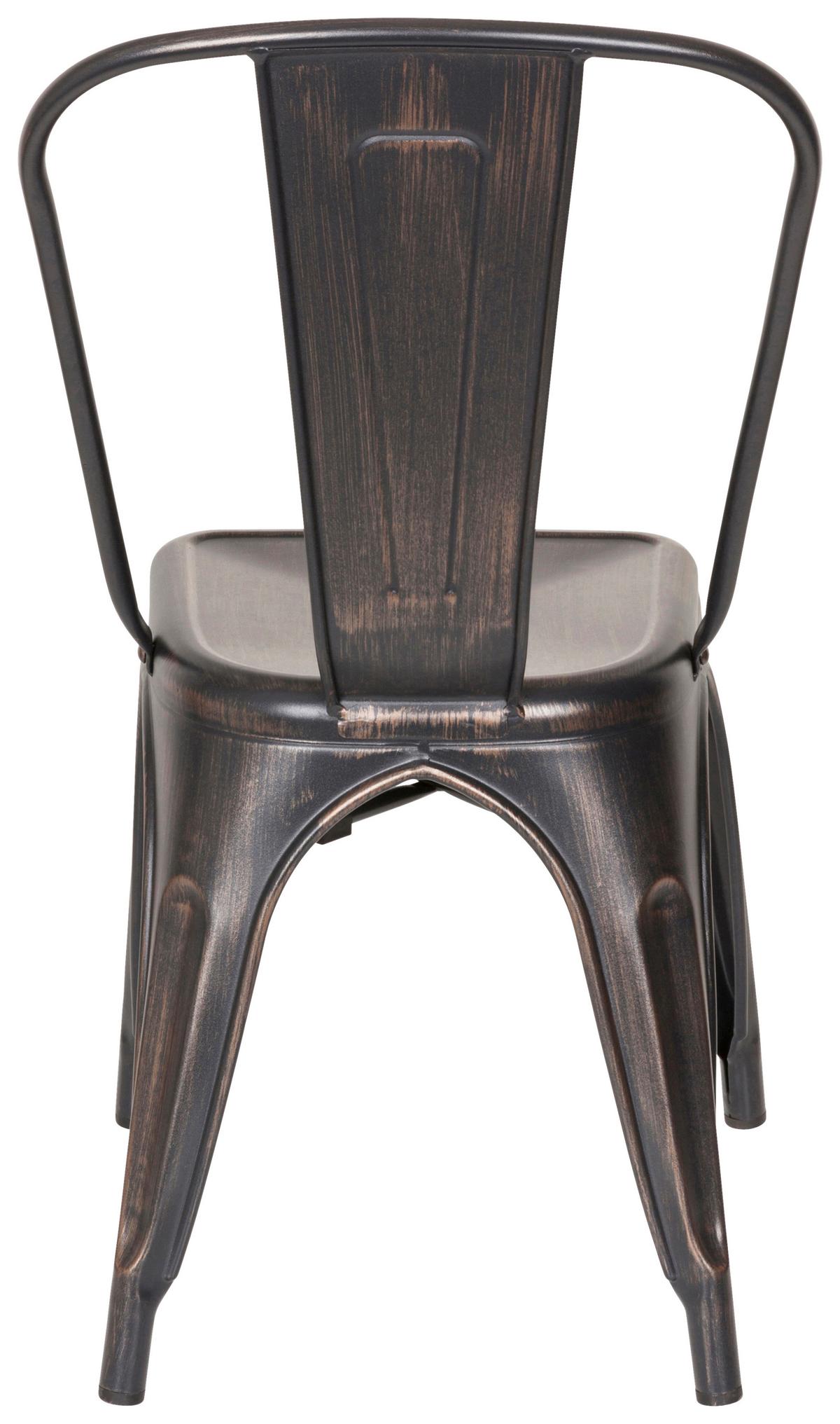 Stol Vantaggio Comfort, Črna, Zlata - zlate barve/črna, Basics, kovina (44/84/54cm) - MID.YOU