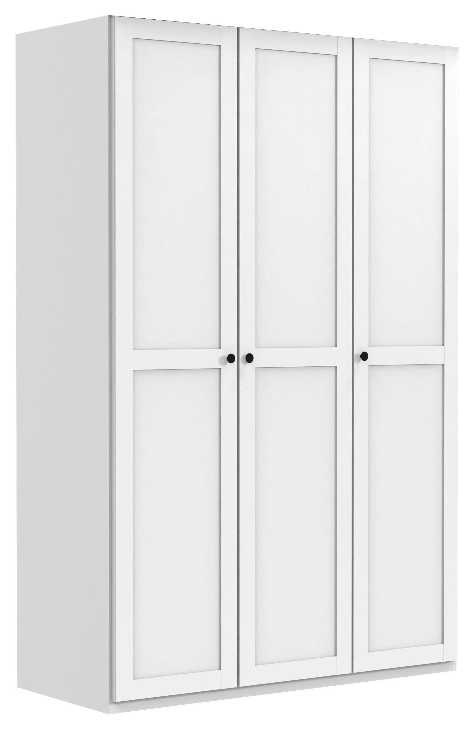 Ormar S Klasičnim Vratima New York B - bijela, Konvencionalno, drvni materijal/metal (135/208/58cm) - Modern Living