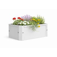 Hochbeet Vcm Beet "balora S" - Weiss, Modern, Metall (39/16/18cm)