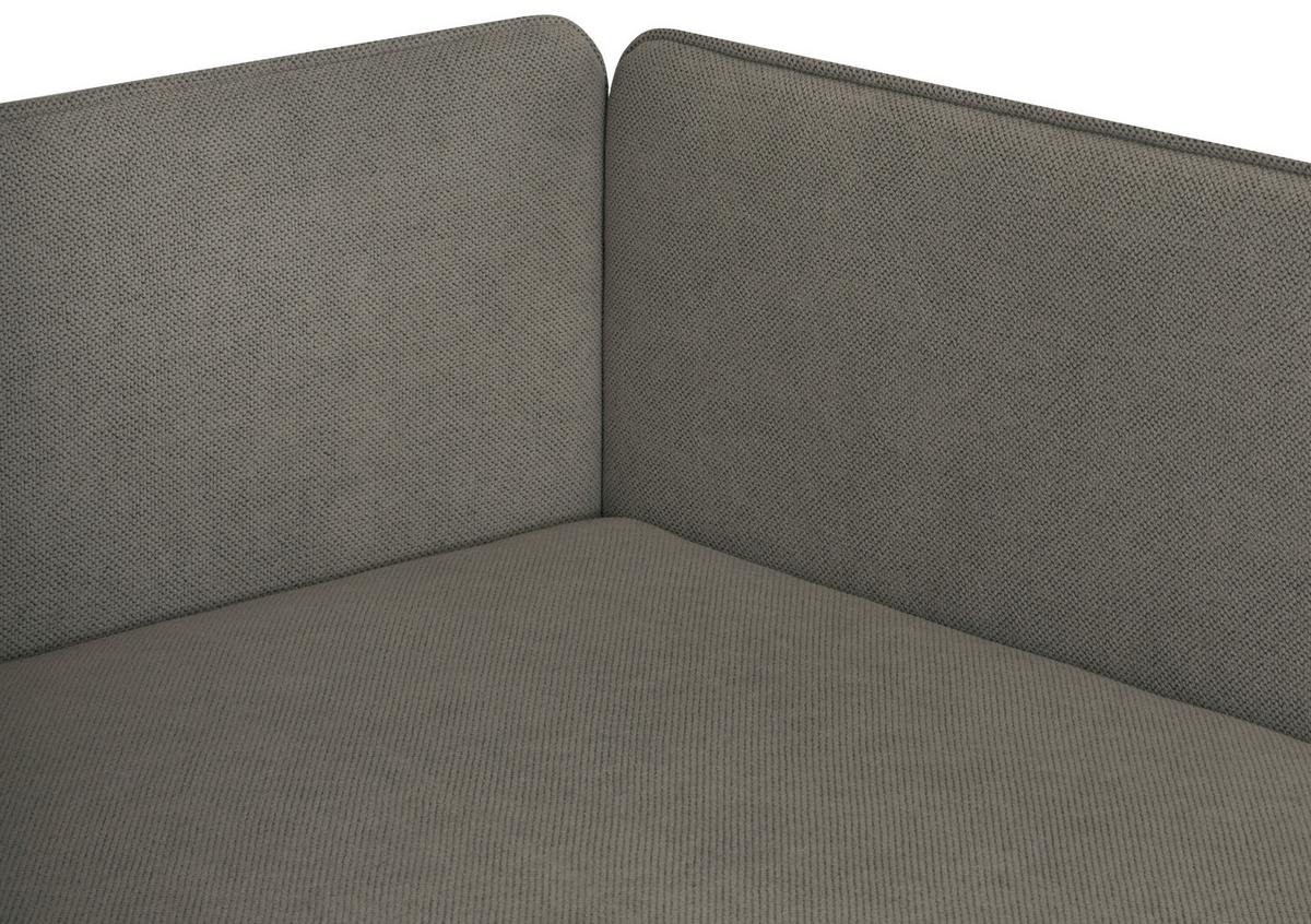 ŁÓŻKO SKRZYNIOWE HENRIETTE - czarny/kolor grafitowy, Konventionell, tkanina (120/200cm) - P & B