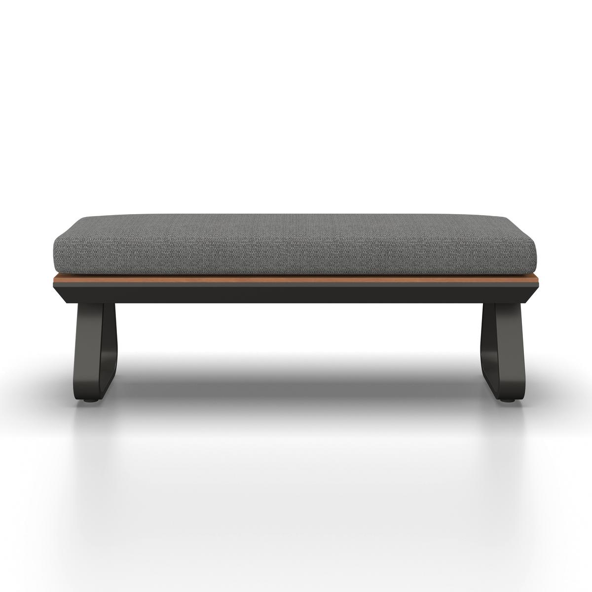 Garnitură grădină Emma - gri închis/antracit, Modern, plastic/metal (248/318/72cm) - Bessagi Garden