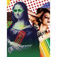 BILD MONA ca.120X90CM - Multicolor, Holz/Textil (90/120cm) - Bessagi Home BILD MONA ca.120X90CM - Multicolor, Holz/Textil (90/120cm) - Bessagi Home