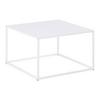 SOFFBORD KUBO -TOP- -BASED- - vit, Modern, metall/trämaterial (60/60/38cm) - Based