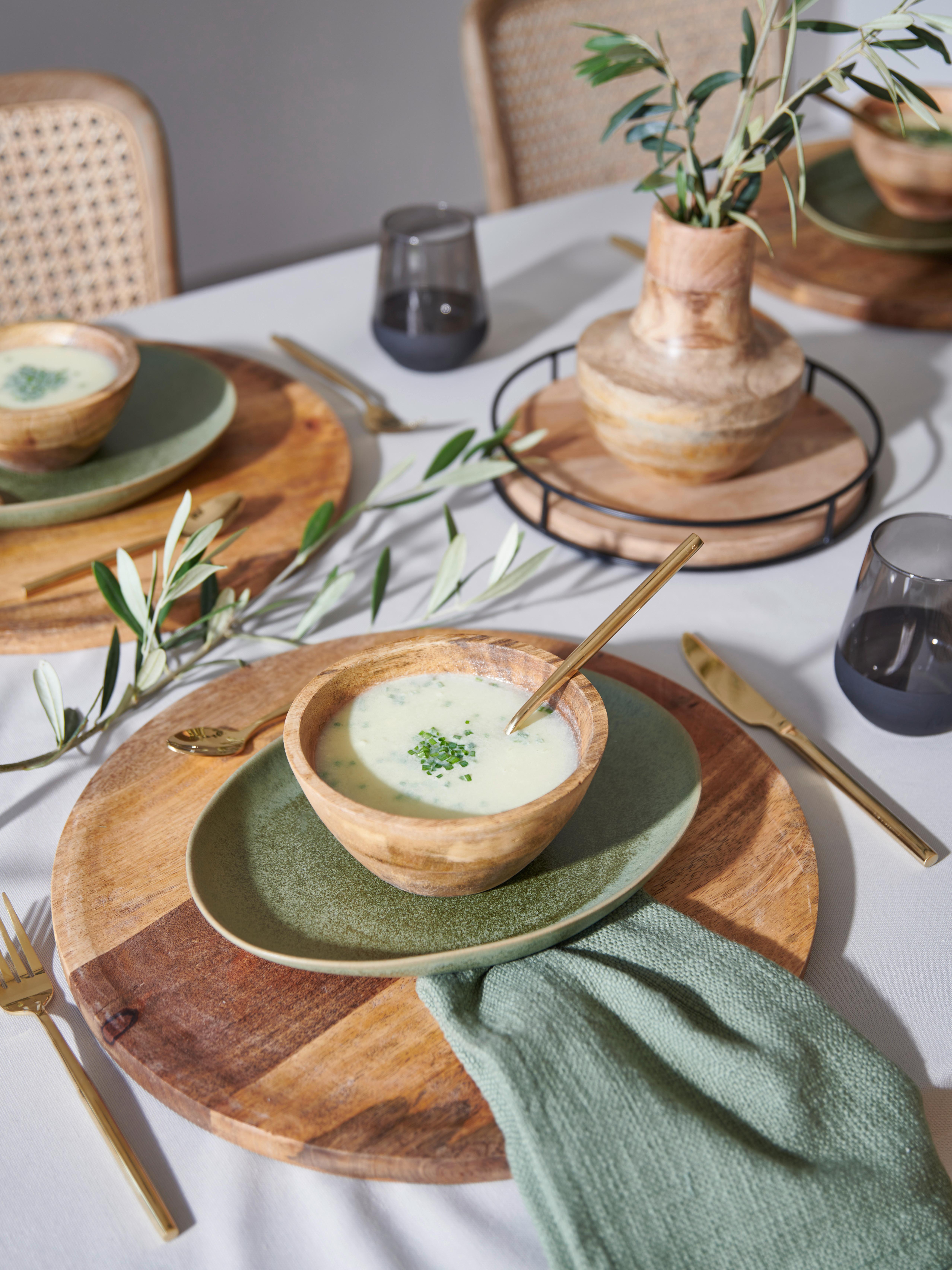 Tál Mango-S - barna, Modern, fa (15/15/6,5cm)