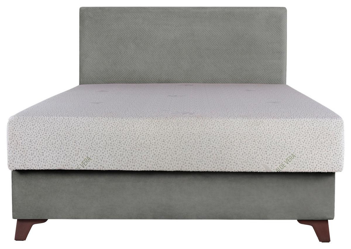 Kárpitozott Ágy Super S - szürke, Konventionell, faalapú anyag/textil (140/200cm) - Best Price
