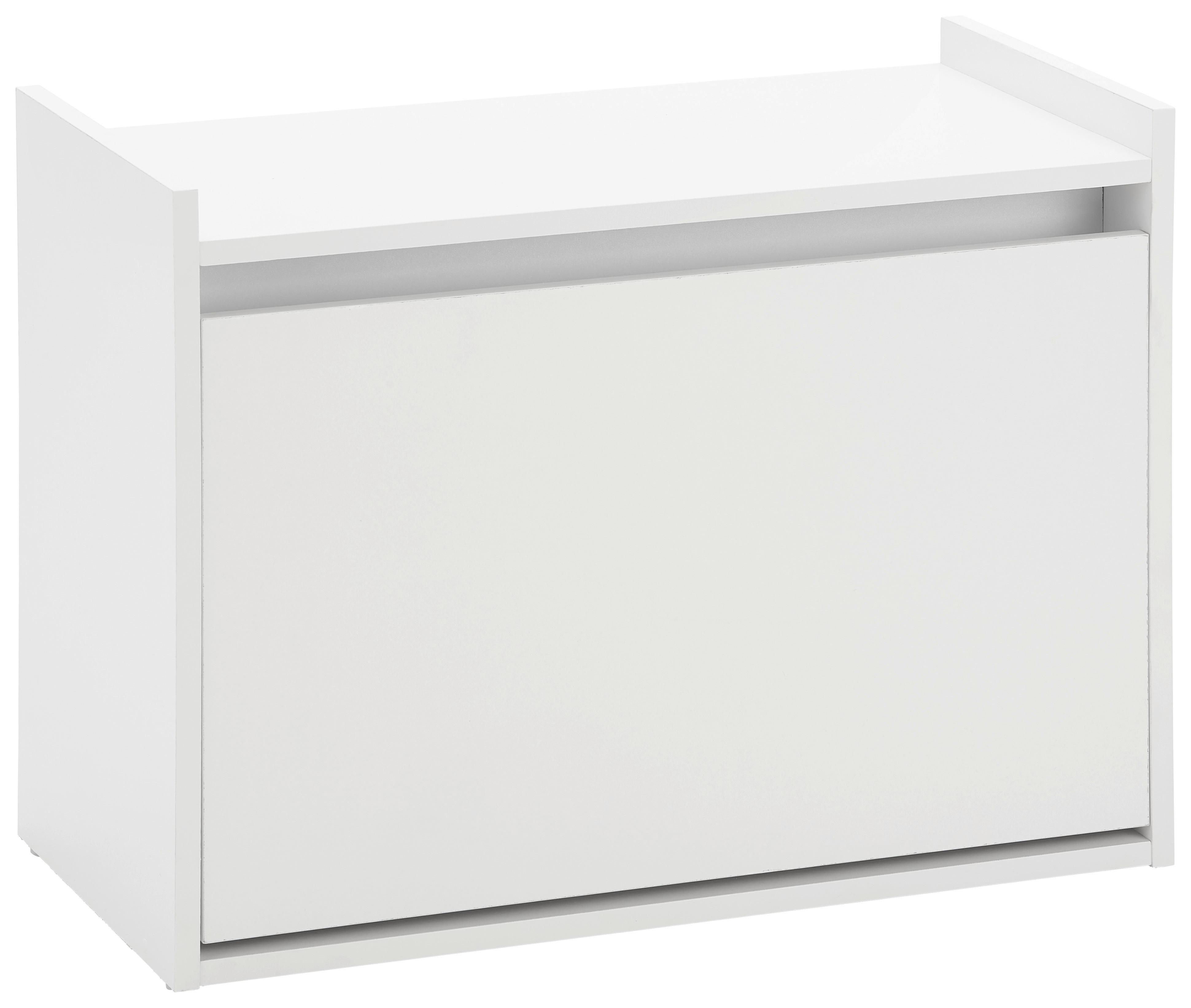 Schuhkipper Mali Weiß MDF - Weiß, MODERN, Holz (63/48/30cm) - Bessagi Home