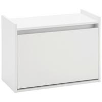 Schuhkipper Mali Weiß MDF - Weiß, MODERN, Holz (63/48/30cm) - Bessagi Home