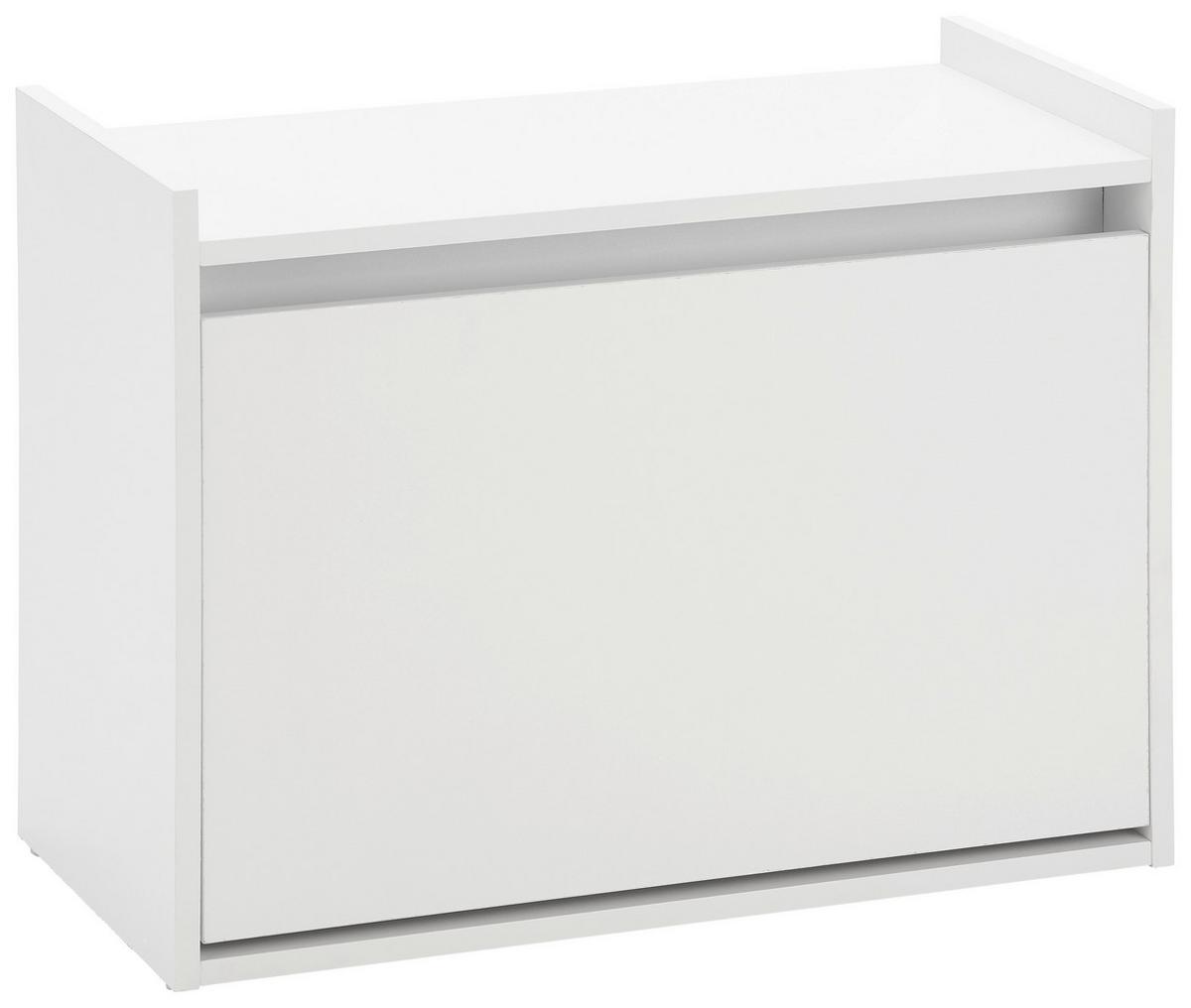 Schuhkipper Mali Weiß MDF - Weiß, MODERN, Holz (63/48/30cm) - Bessagi Home