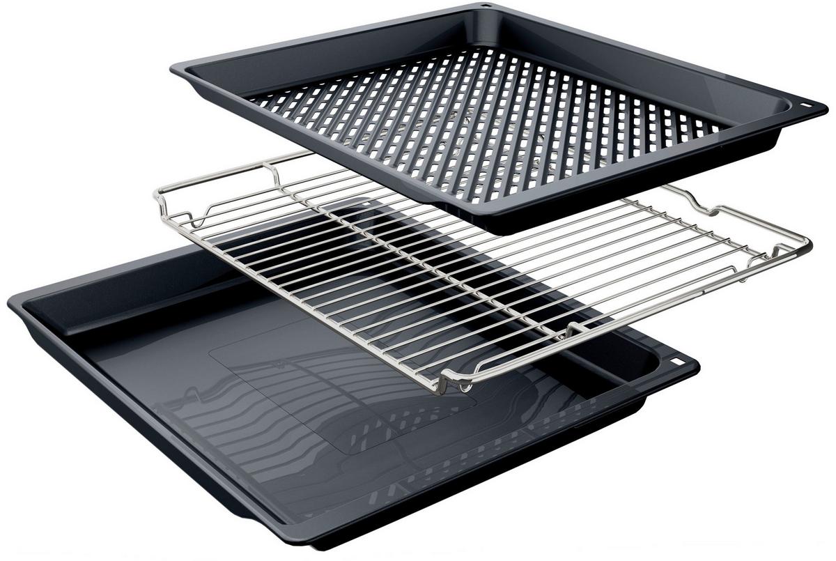 Backofenset PQ100J60PL Schwarz - Schwarz, MODERN, Glas/Metall (60cm) - Siemens