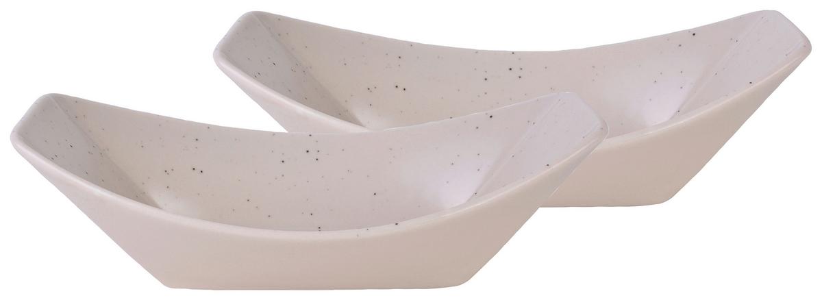 Set Posod Street Boat, 2-Delni - krem barve, Basics, keramika (23,5/13,5cm) - Creatable